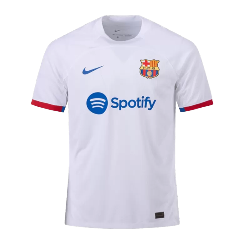 Camiseta Auténtica Manga Corta Barcelona 2023/24 Segunda Equipación Visitante Hombre - Versión Jugador - camisetasfutbol