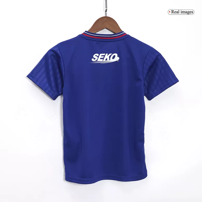 Miniconjunto Glasgow Rangers 2023/24 Primera Equipación Local Niño (Camiseta + Pantalón Corto) - camisetasfutbol