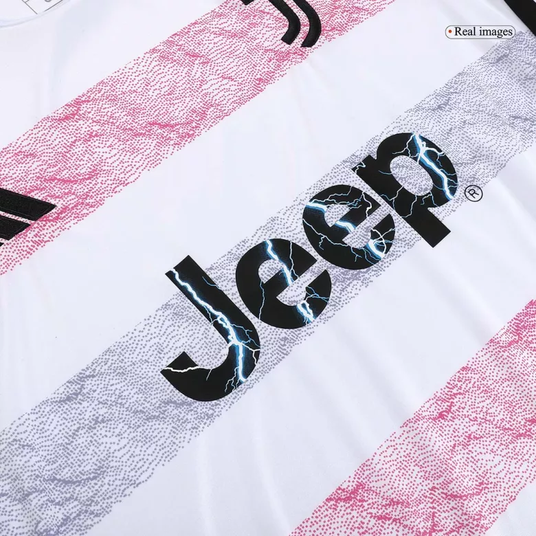 Conjunto Juventus 2023/24 Segunda Equipación Visitante Hombre (Camiseta + Pantalón Corto) - camisetasfutbol