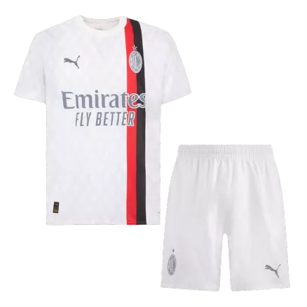 Conjunto AC Milan 2023/24 Segunda Equipación Visitante Hombre (Camiseta + Pantalón Corto) - camisetasfutbol