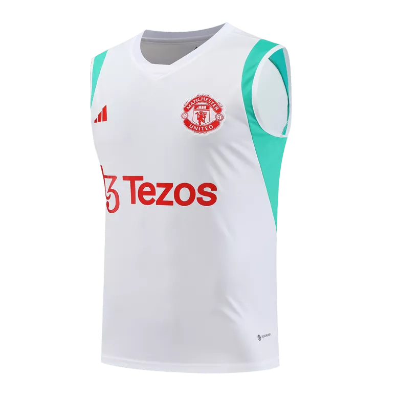 Camiseta sin Mangas Manchester United 2023/24 Pre-Partido Hombre - camisetasfutbol