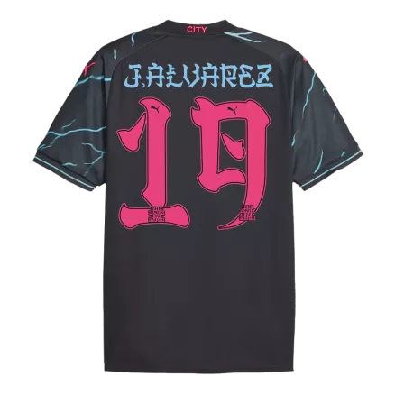 Calidad Premium Camiseta J.ALVAREZ #19 Manchester City 2023/24 Tercera Equipación Hombre - Versión Hincha - camisetasfutbol