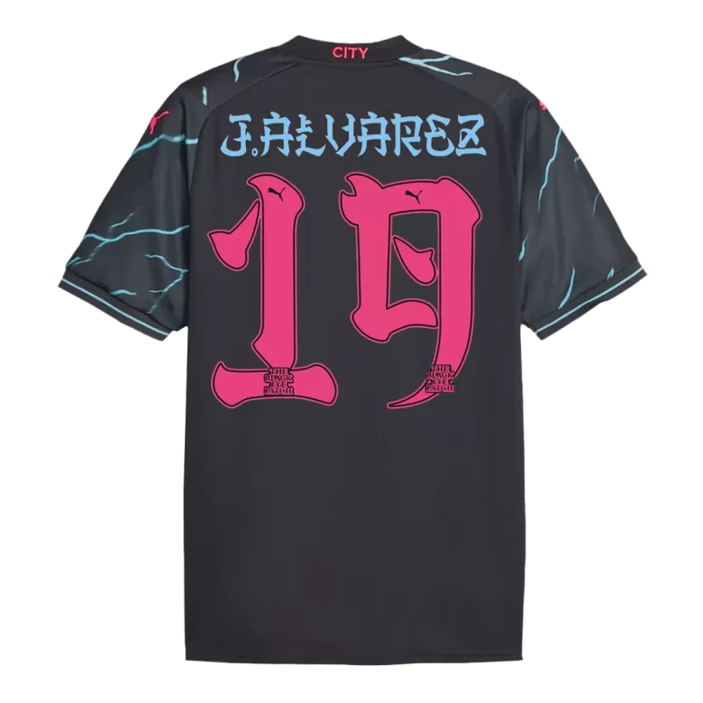 Camiseta J.ALVAREZ #19 Manchester City Japanese Tour Printing 2023/24 Tercera Equipación Hombre - Versión Hincha - camisetasfutbol