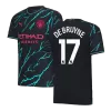 Camiseta DE BRUYNE #17 Manchester City 2023/24 Tercera Equipación Hombre - Versión Hincha - camisetasfutbol