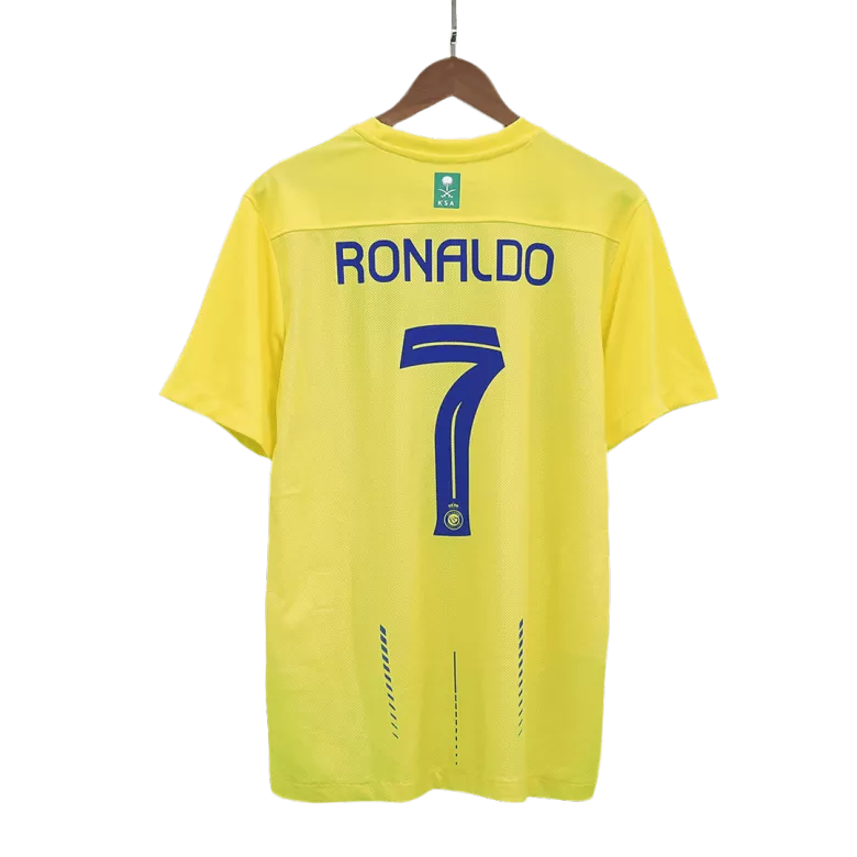 Camiseta RONALDO #7 Al Nassr 2023/24 Primera Equipación Local Hombre - Versión Hincha - camisetasfutbol