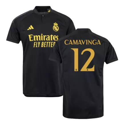 Camiseta CAMAVINGA #12 Real Madrid 2023/24 Tercera Equipación Hombre - Versión Hincha - camisetasfutbol