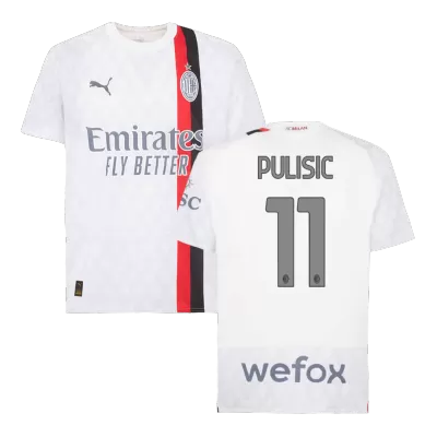 Camiseta PULISIC #11 AC Milan 2023/24 Segunda Equipación Visitante Hombre - Versión Hincha - camisetasfutbol