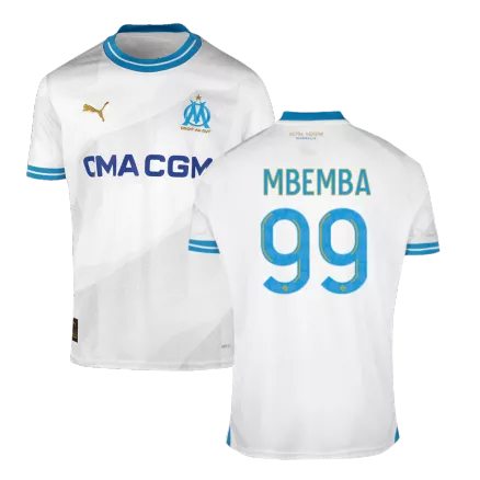 Camiseta MBEMBA #99 Marseille 2023/24 Primera Equipación Local Hombre - Versión Hincha - camisetasfutbol