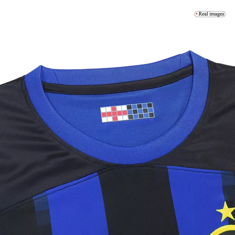 Camiseta BASTONI #95 Inter de Milán 2023/24 Primera Equipación Local Hombre - Versión Hincha - camisetasfutbol