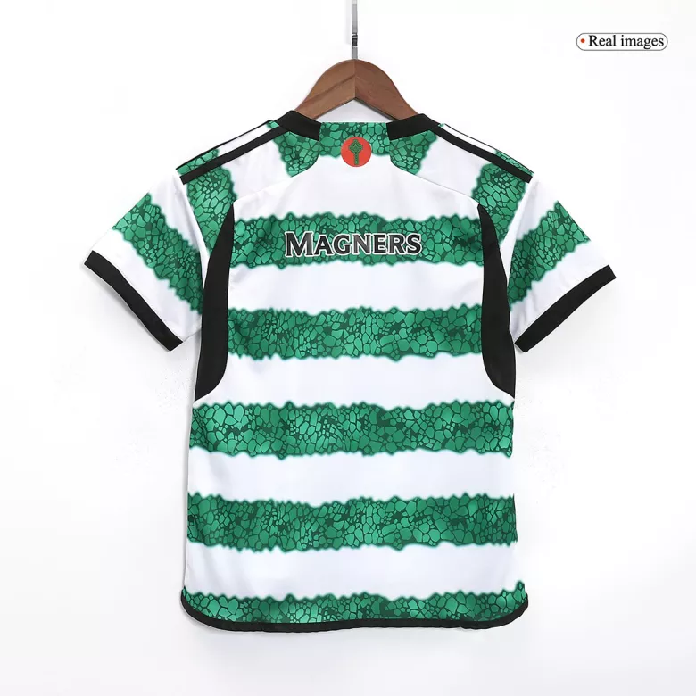 Miniconjunto Celtic 2023/24 Primera Equipación Local Niño (Camiseta + Pantalón Corto) - camisetasfutbol