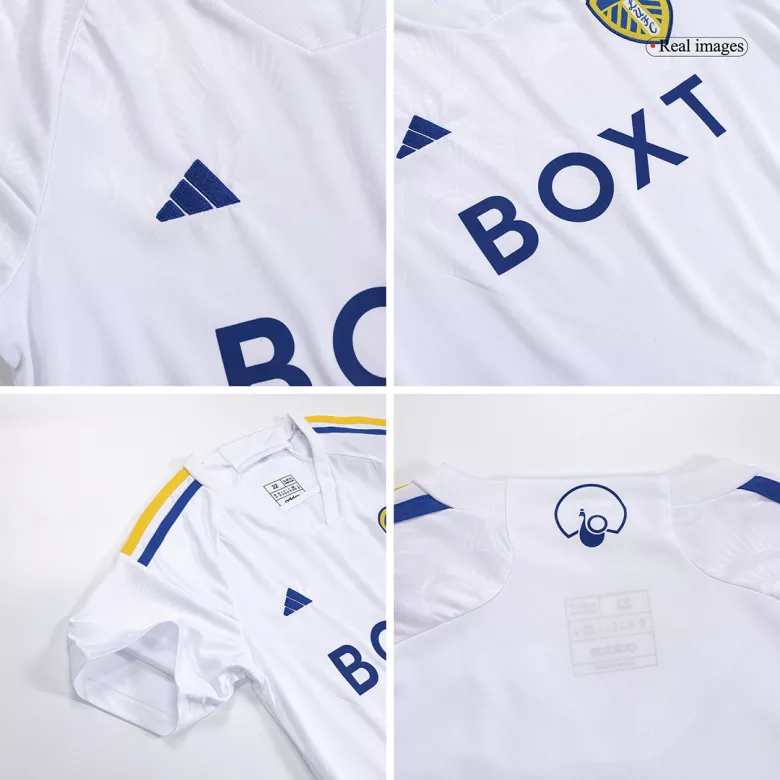 Miniconjunto Leeds United 2023/24 Primera Equipación Local Niño (Camiseta + Pantalón Corto) - camisetasfutbol