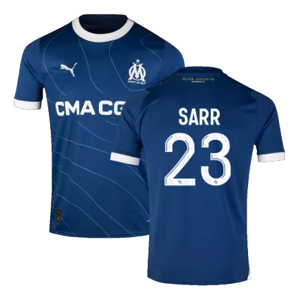 Camiseta SARR #23 Marseille 2023/24 Segunda Equipación Visitante Hombre - Versión Hincha - camisetasfutbol