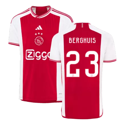 Camiseta BERGHUIS #23 Ajax 2023/24 Primera Equipación Local Hombre - Versión Hincha - camisetasfutbol