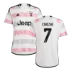 Camiseta CHIESA #7 Juventus 2023/24 Segunda Equipación Visitante Hombre - Versión Hincha - camisetasfutbol