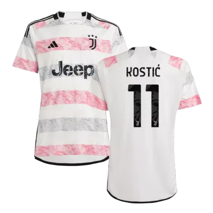 Camiseta KOSTIĆ #11 Juventus 2023/24 Segunda Equipación Visitante Hombre - Versión Hincha - camisetasfutbol