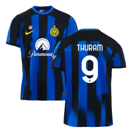 Camiseta THURAM #9 Inter de Milán 2023/24 Primera Equipación Local Hombre - Versión Hincha - camisetasfutbol