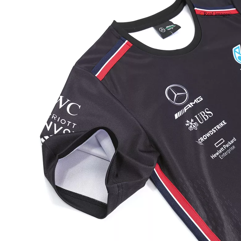 Camiseta de Mercedes AMG Petronas F1 Racing Team T-Shirt - Black 2023 Hombre Negro - camisetasfutbol