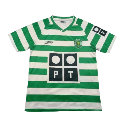 Camiseta de Fútbol Retro Sporting CP Local 2003/04 para Hombre - Personalizada - camisetasfutbol