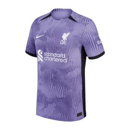 Camiseta Auténtica Liverpool 2023/24 Tercera Equipación Hombre - Versión Jugador - camisetasfutbol