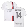 Camiseta REIJNDERS #14 AC Milan 2023/24 Segunda Equipación Visitante Hombre - Versión Hincha - camisetasfutbol