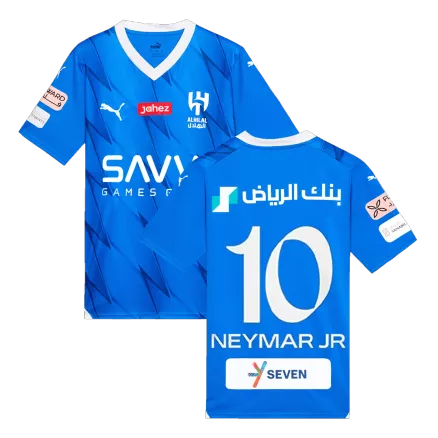 Camiseta NEYMAR JR #10 Al Hilal SFC 2023/24 Primera Equipación Local Hombre - Versión Replica - camisetasfutbol