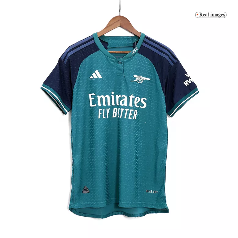 Camiseta Auténtica Arsenal 2023/24 Tercera Equipación Hombre - Versión Jugador - camisetasfutbol