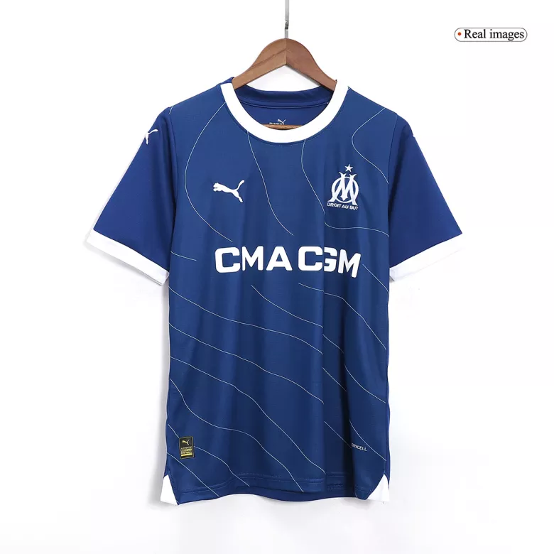 Camiseta Marseille 2023/24 Segunda Equipación Visitante Hombre - Versión Hincha - camisetasfutbol