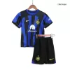 Miniconjunto Inter de Milán 2023/24 Primera Equipación Local Niño (Camiseta + Pantalón Corto) - camisetasfutbol