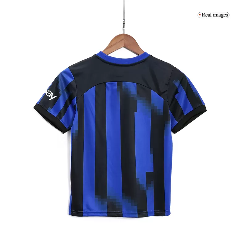 Miniconjunto Inter de Milán 2023/24 Primera Equipación Local Niño (Camiseta + Pantalón Corto) - camisetasfutbol