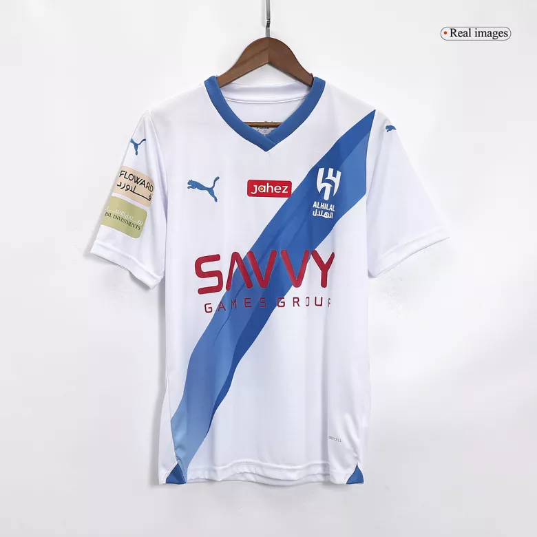 Conjunto Al Hilal SFC 2023/24 Segunda Equipación Visitante Hombre (Camiseta + Pantalón Corto) - camisetasfutbol