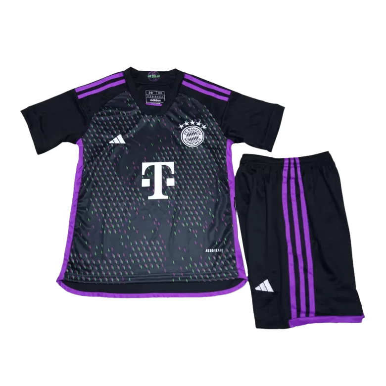 Miniconjunto Completo Bayern Munich 2023/24 Segunda Equipación Visitante Niño (Camiseta + Pantalón Corto + Calcetines) - camisetasfutbol