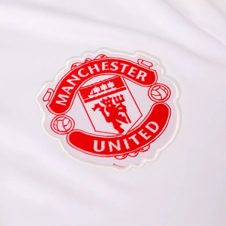 Conjunto Entrenamiento Manchester United 2023/24 Niño (Chándal de Media Cremallera + Pantalón) - camisetasfutbol
