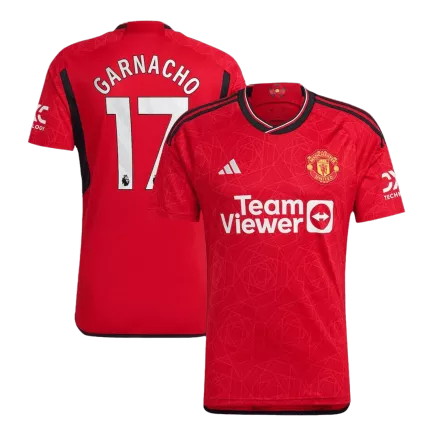 Camiseta GARNACHO #17 Manchester United 2023/24 Primera Equipación Local Hombre - Versión Hincha - camisetasfutbol