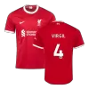 Camiseta VIRGIL #4 Liverpool 2023/24 Primera Equipación Local Hombre - Versión Hincha - camisetasfutbol