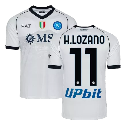 Camiseta Auténtica H.LOZANO #11 Napoli 2023/24 Segunda Equipación Visitante Hombre - Versión Jugador - camisetasfutbol