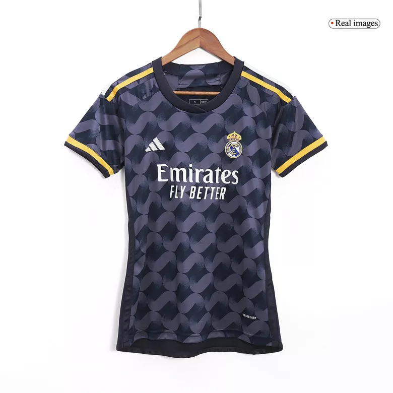Camiseta Real Madrid 2023/24 Segunda Equipación Visitante Mujer - Versión Hincha - camisetasfutbol