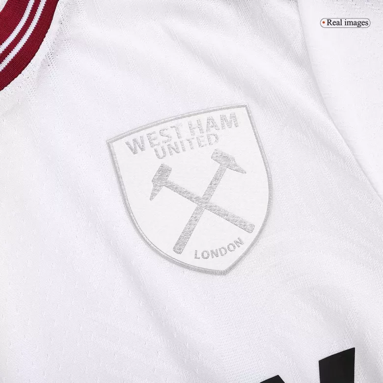 Camiseta Auténtica West Ham United 2023/24 Segunda Equipación Visitante Hombre - Versión Jugador - camisetasfutbol