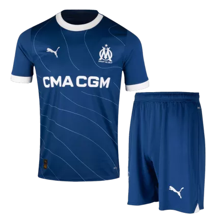 Conjunto Marseille 2023/24 Segunda Equipación Visitante Hombre (Camiseta + Pantalón Corto) - camisetasfutbol