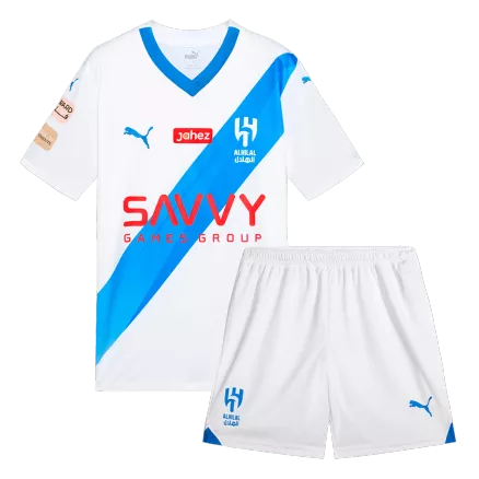Conjunto Al Hilal SFC 2023/24 Segunda Equipación Visitante Hombre (Camiseta + Pantalón Corto) - camisetasfutbol