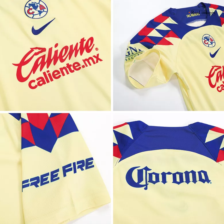 Miniconjunto Club America Aguilas 2023/24 Primera Equipación Local Niño (Camiseta + Pantalón Corto) - camisetasfutbol