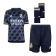 Miniconjunto Completo Real Madrid 2023/24 Segunda Equipación Visitante Niño (Camiseta + Pantalón Corto + Calcetines) - camisetasfutbol