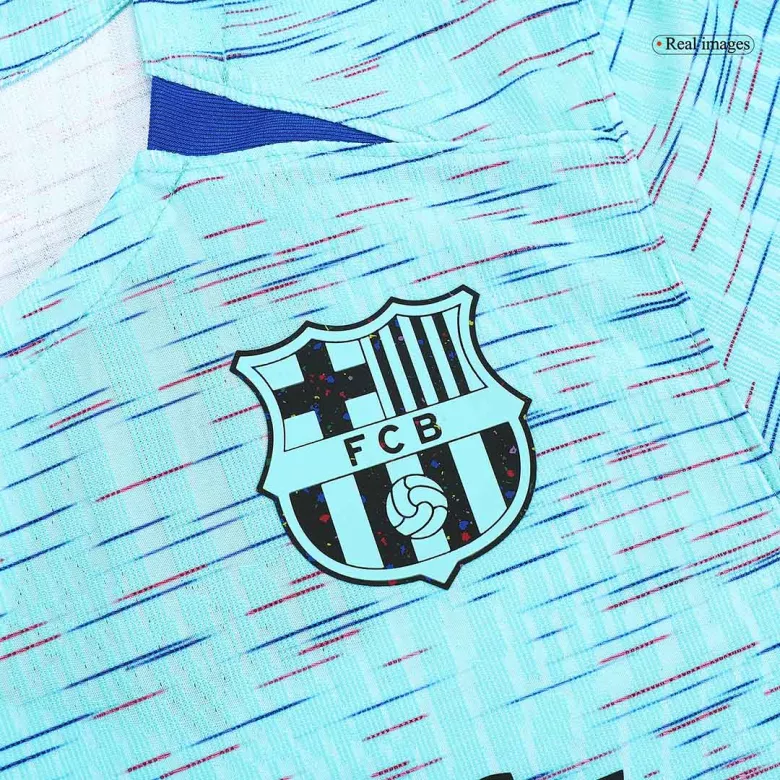 Camiseta Auténtica F. DE JONG #21 Barcelona 2023/24 Tercera Equipación Hombre - Versión Jugador - camisetasfutbol