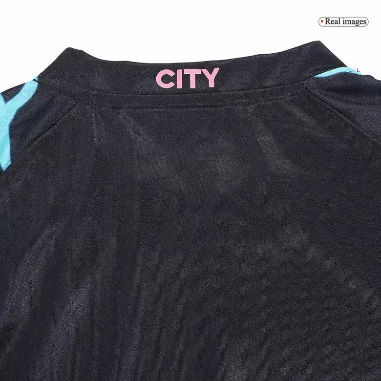 Camiseta Auténtica Manchester City 2023/24 Tercera Equipación Hombre - Versión Jugador - camisetasfutbol