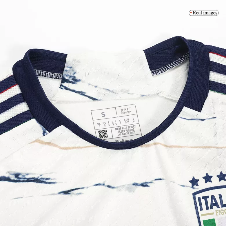 Camiseta Auténtica Manga Corta Italia 2023/24 Segunda Equipación Visitante Hombre - Versión Jugador - camisetasfutbol