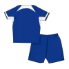 Miniconjunto Completo Chelsea 2023/24 Primera Equipación Local Niño (Camiseta + Pantalón Corto + Calcetines) - camisetasfutbol