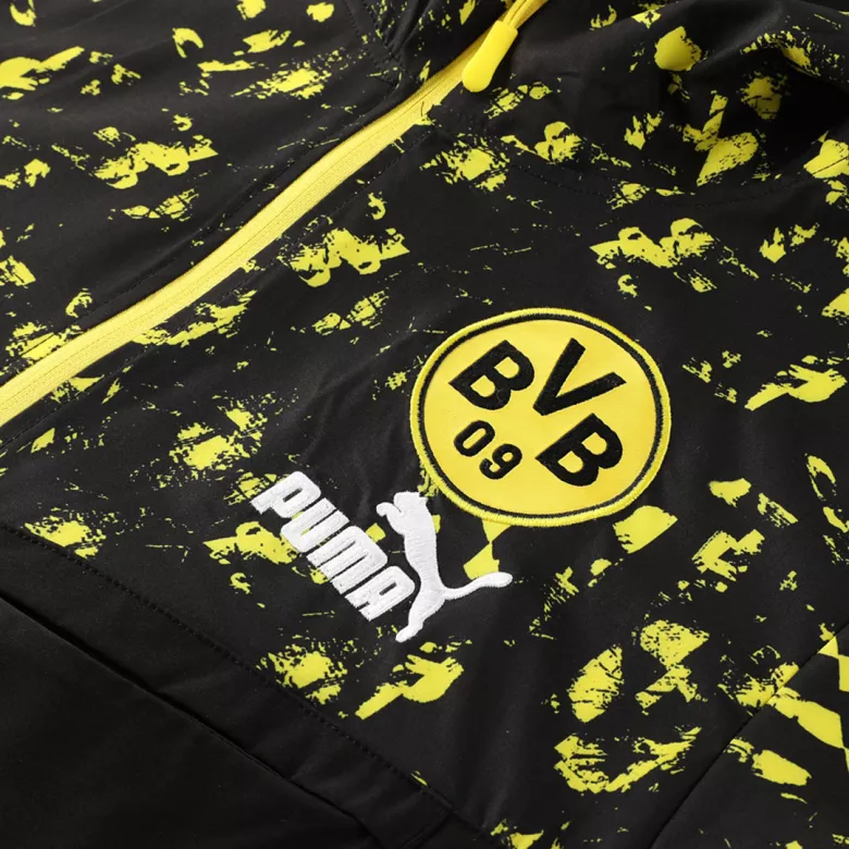 Conjunto Entrenamiento Borussia Dortmund 2023/24 Hombre (Hoodie con Capucha + Pantalón) - camisetasfutbol