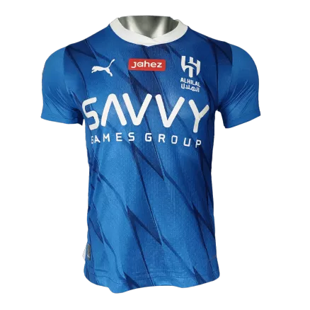 Camiseta Auténtica Al Hilal SFC 2023/24 Primera Equipación Local Hombre - Versión Jugador - camisetasfutbol