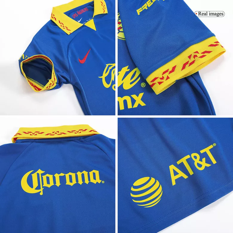 Miniconjunto Club America Aguilas 2023/24 Segunda Equipación Visitante Niño (Camiseta + Pantalón Corto) - camisetasfutbol