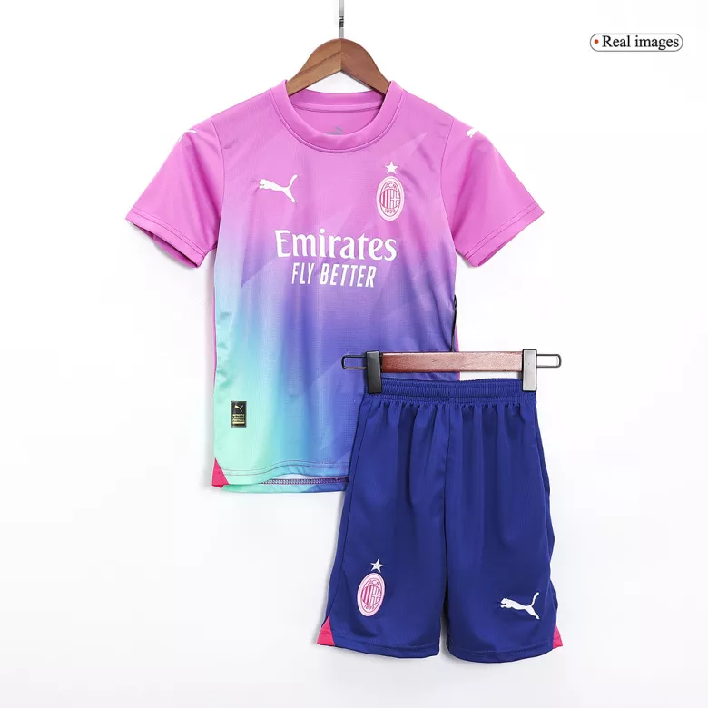 Camiseta AC Milan 2023/24 Tercera Equipación Niño - Versión Hincha - camisetasfutbol