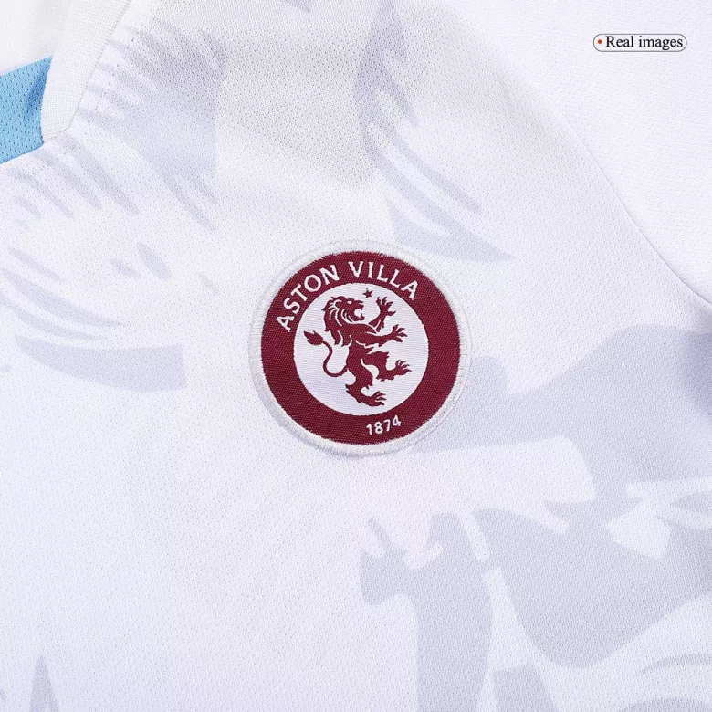 Miniconjunto Aston Villa 2023/24 Segunda Equipación Visitante Niño (Camiseta + Pantalón Corto) - camisetasfutbol